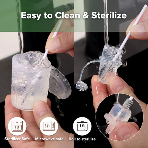Silicone Colostrum Collector & Lidded Cup Pack (pre-sterilised) - 2ml - 6pcs