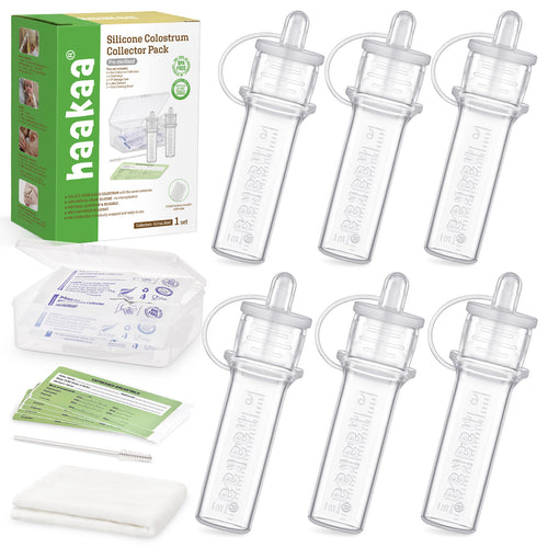 Silicone Colostrum Collector Pack (pre-sterilised) - 6ml - 6pcs