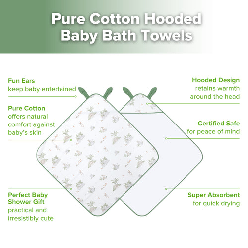 SNUGGLY EARS HOODED TOWEL