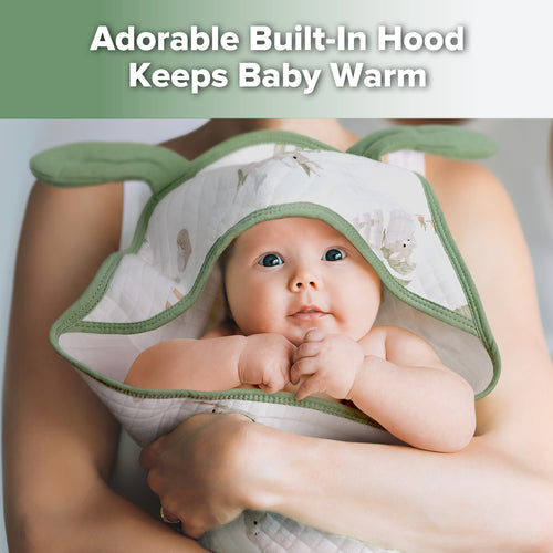SNUGGLY EARS HOODED TOWEL