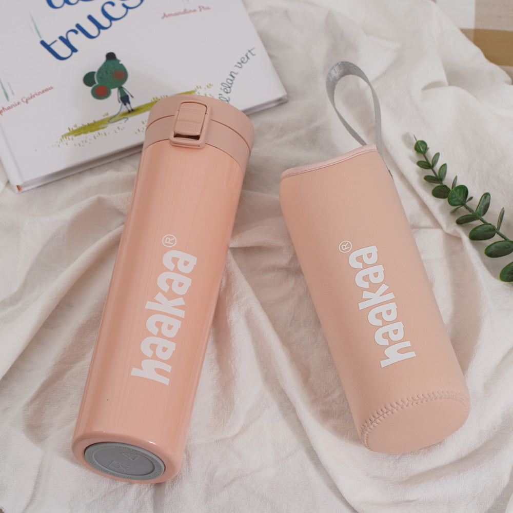 Stainless Steel Thermal Flask & Sleeve Combo | Haakaa.