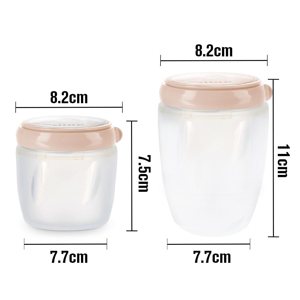 Generation 3 Silicone Storage Container Set -160/250ml (4 pack) | Haakaa.