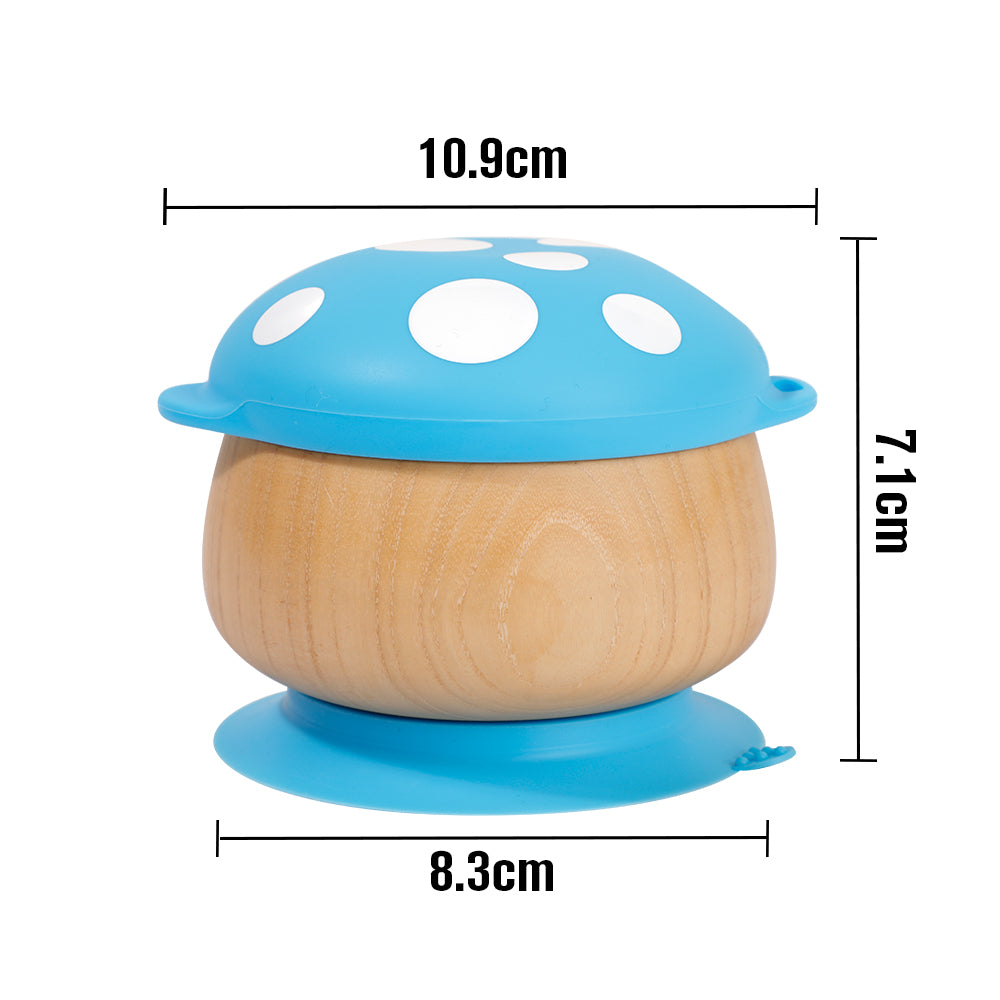 Wooden Mushroom Bowl | Haakaa.
