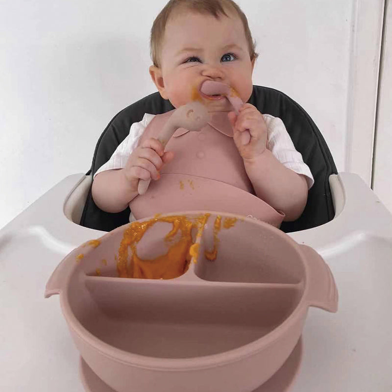 Silicone Divided Suction Bowl