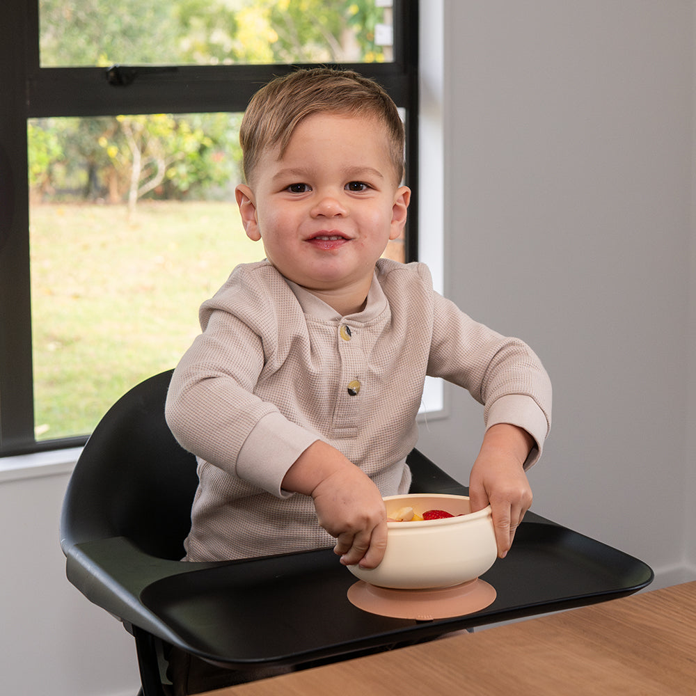 Silicone Mushroom Bowl & Bendy Cutlery Set