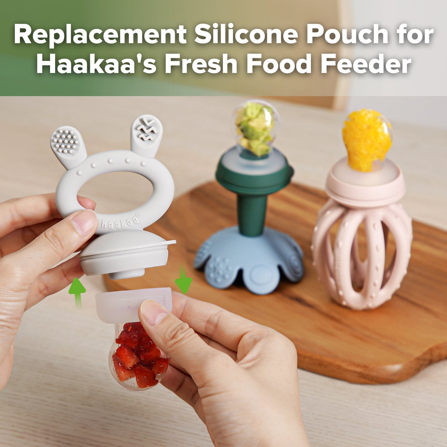 Fresh Food Feeder One-piece Replacement Pouch - L