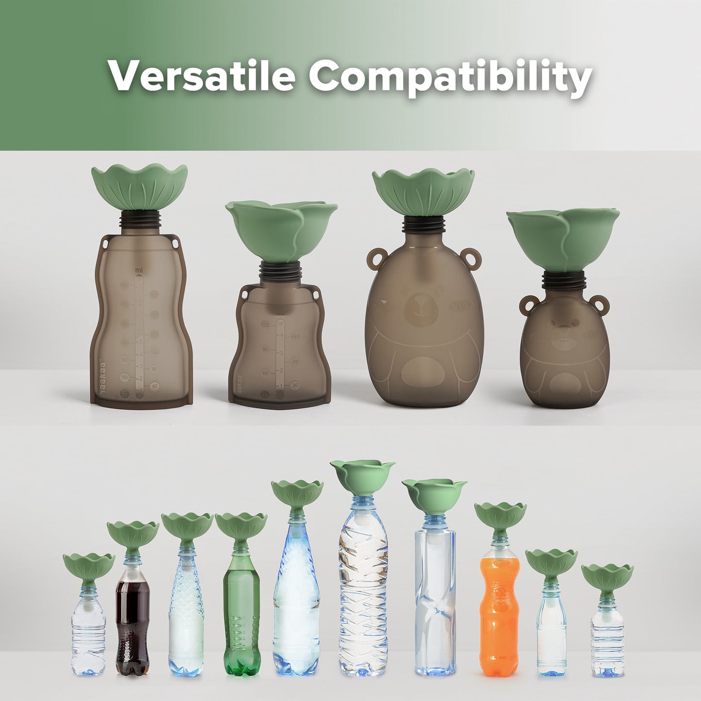 Silicone Flower Funnel Set