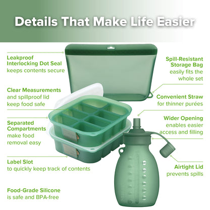 Flexi-Prep, Store & Feed Combo