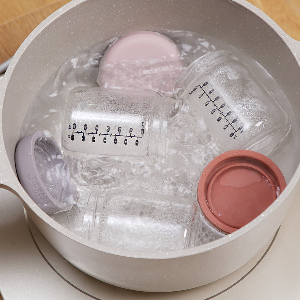 Sealed Glass Storage Jar Set - 210ml.
