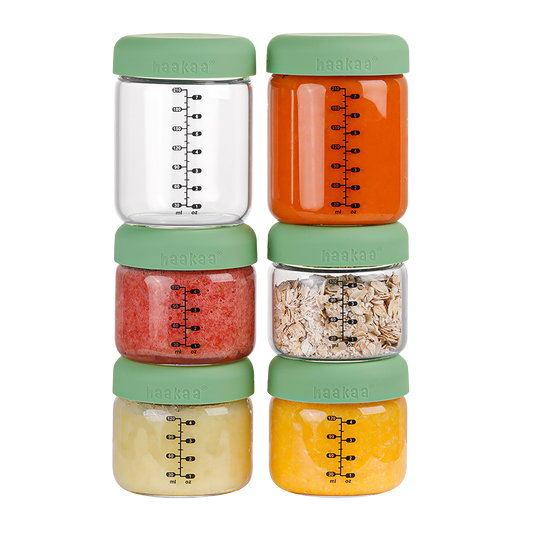 Airtight Silicone Lid Glass Jar Set