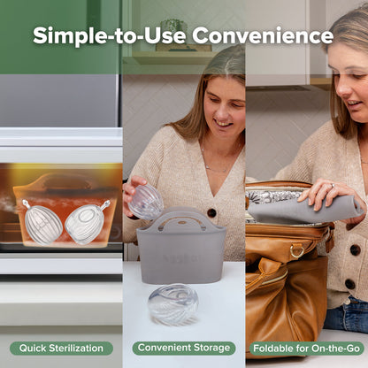 Shell Wearable Medical-Grade Silicone Pump (75ml | 120ml)