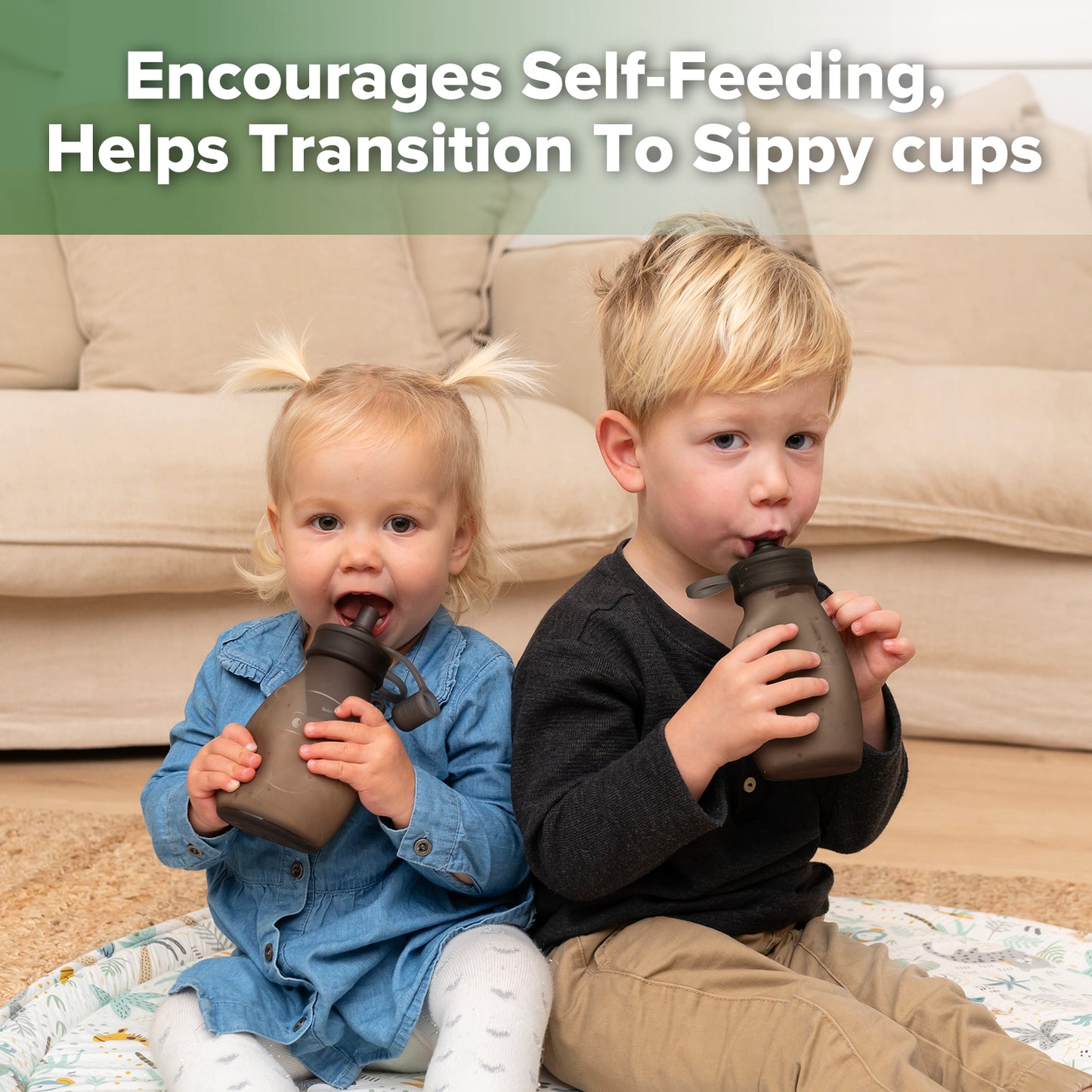 Hippo Wide Opening Silicone Goody Pouch - 260ml