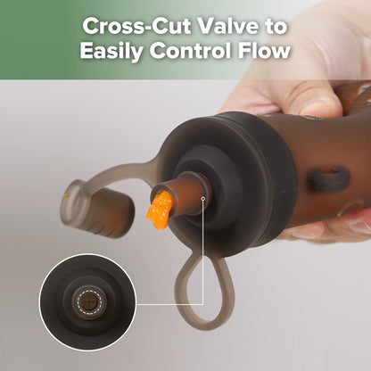 Hippo Wide Opening Silicone Goody Pouch - 260ml