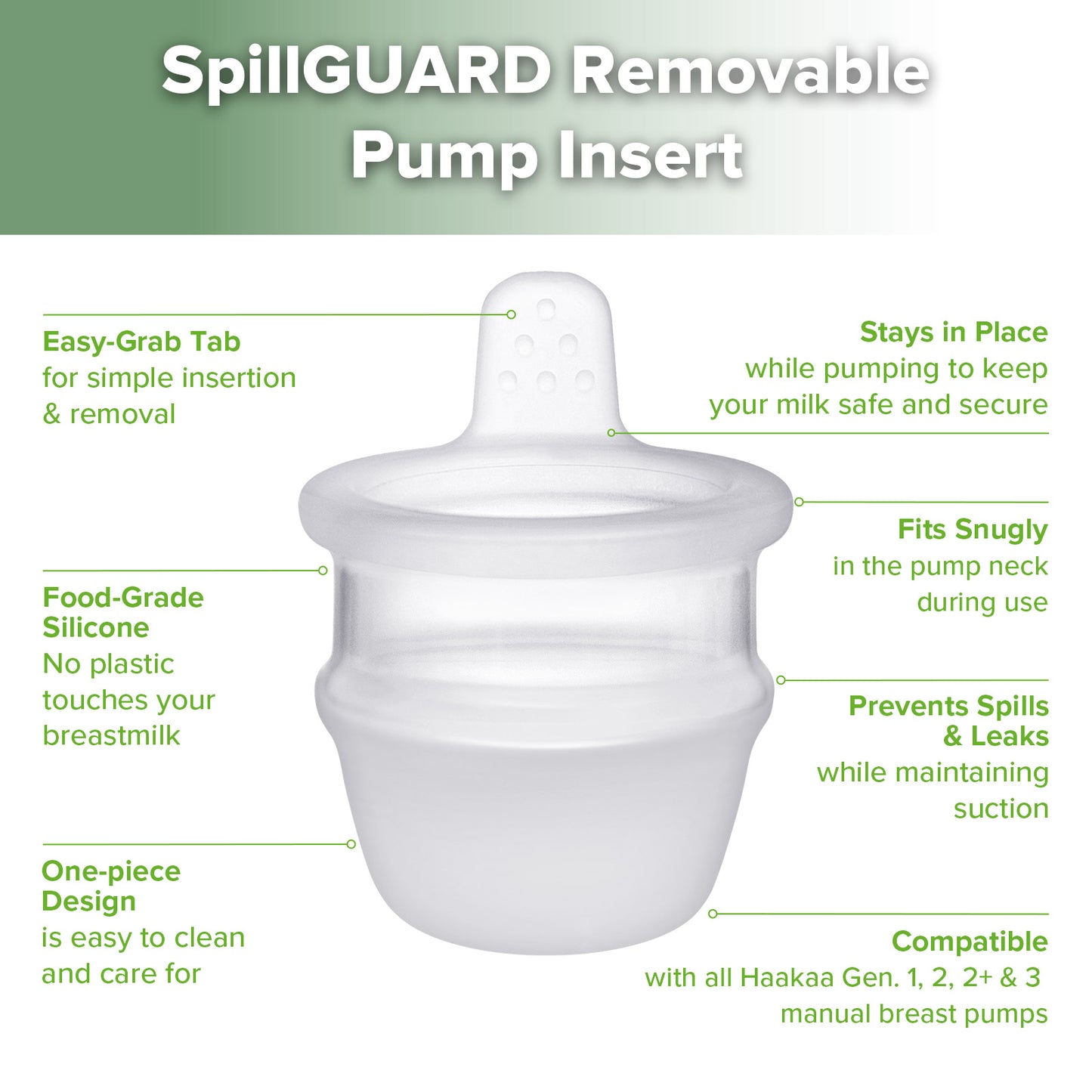 Silicone SpillGUARD Insert