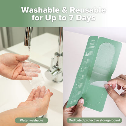 Haakaa Mum C-Section Scar Silicone Patches - 6pc (3 x 0.5mm + 3 x 1mm)