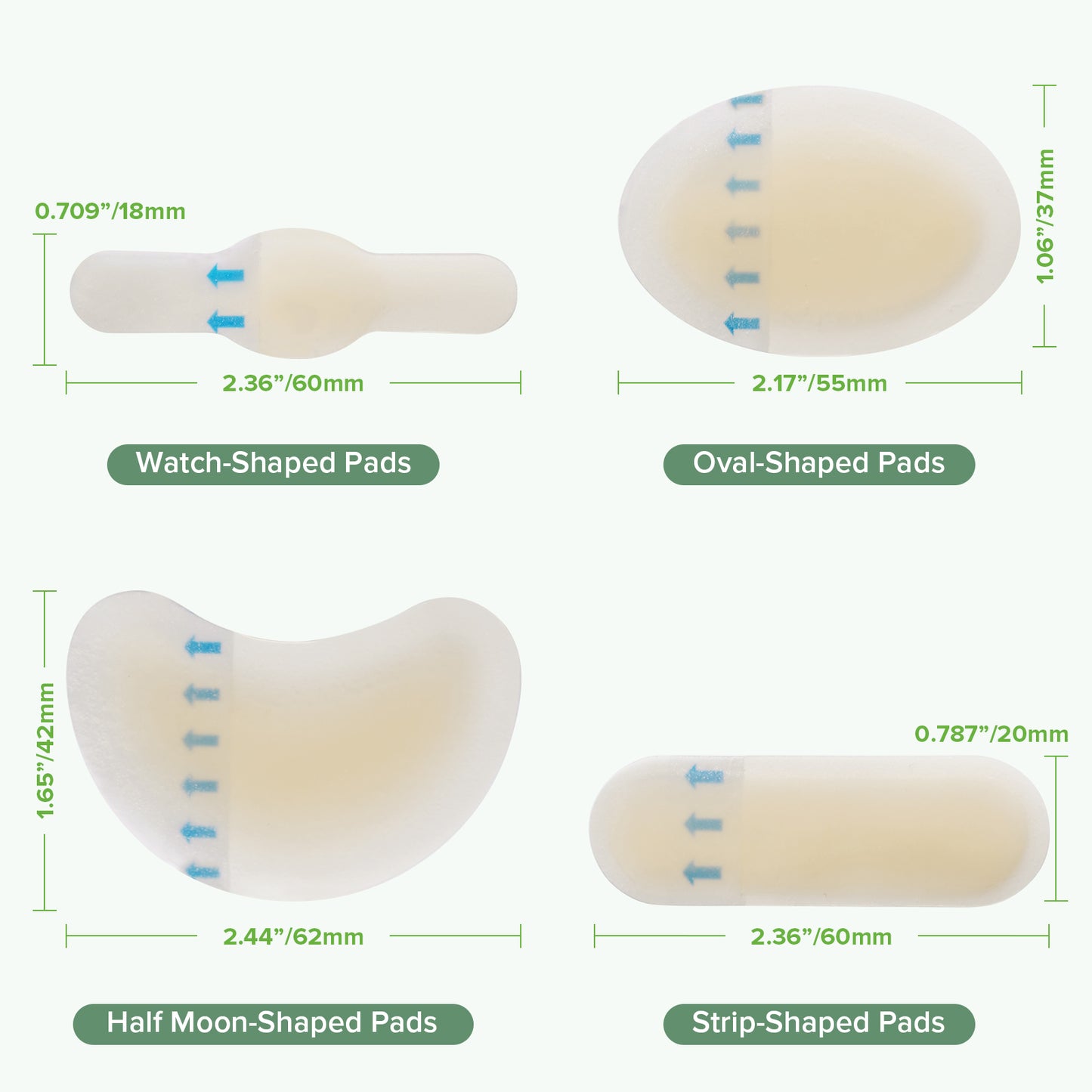 Gel Blister Pad Variety Pack - 36pcs