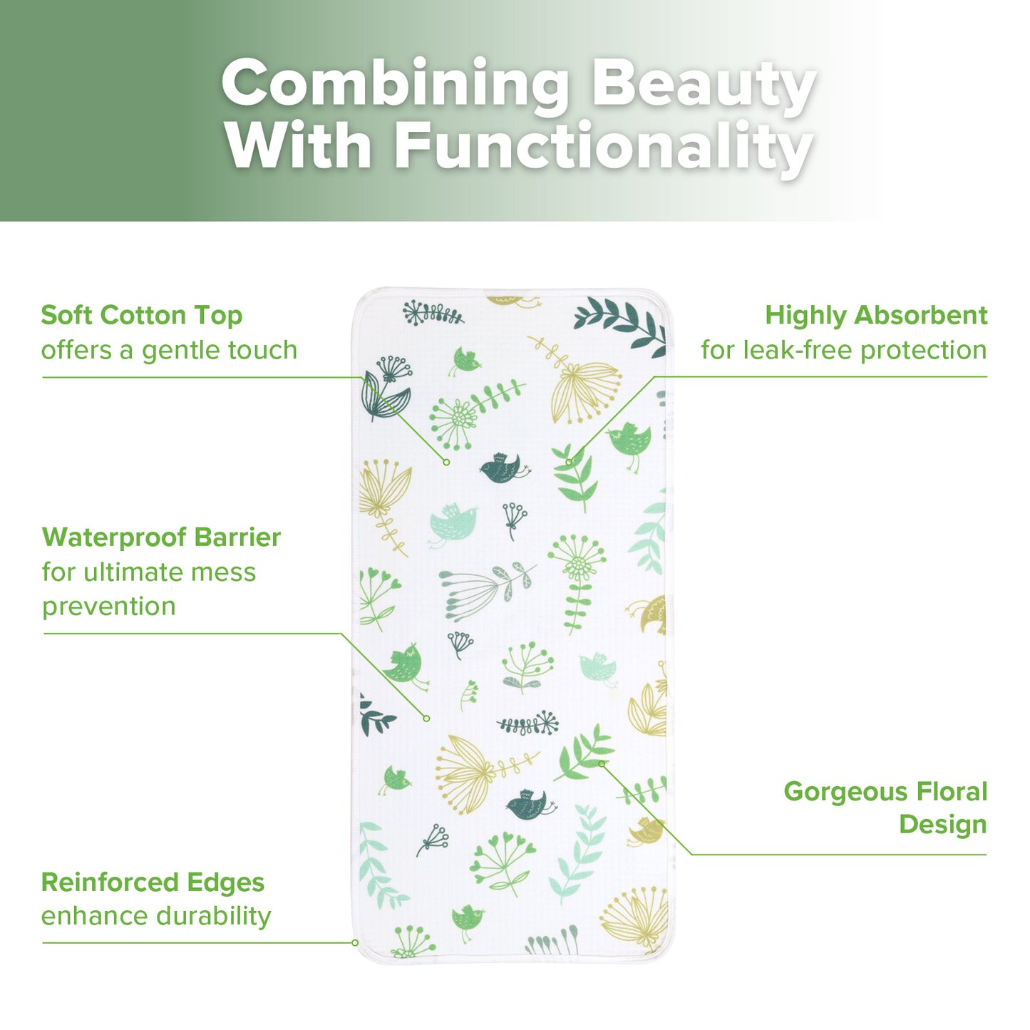 Waterproof Change Mat 2pc