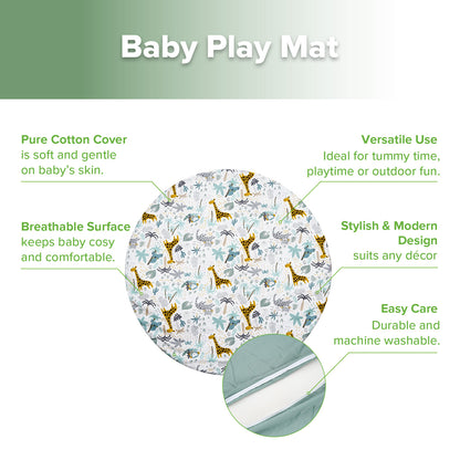 Baby Play Mat - Jungle Friends