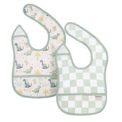 Haakaa Easy-fold Baby Bib - 2pcs