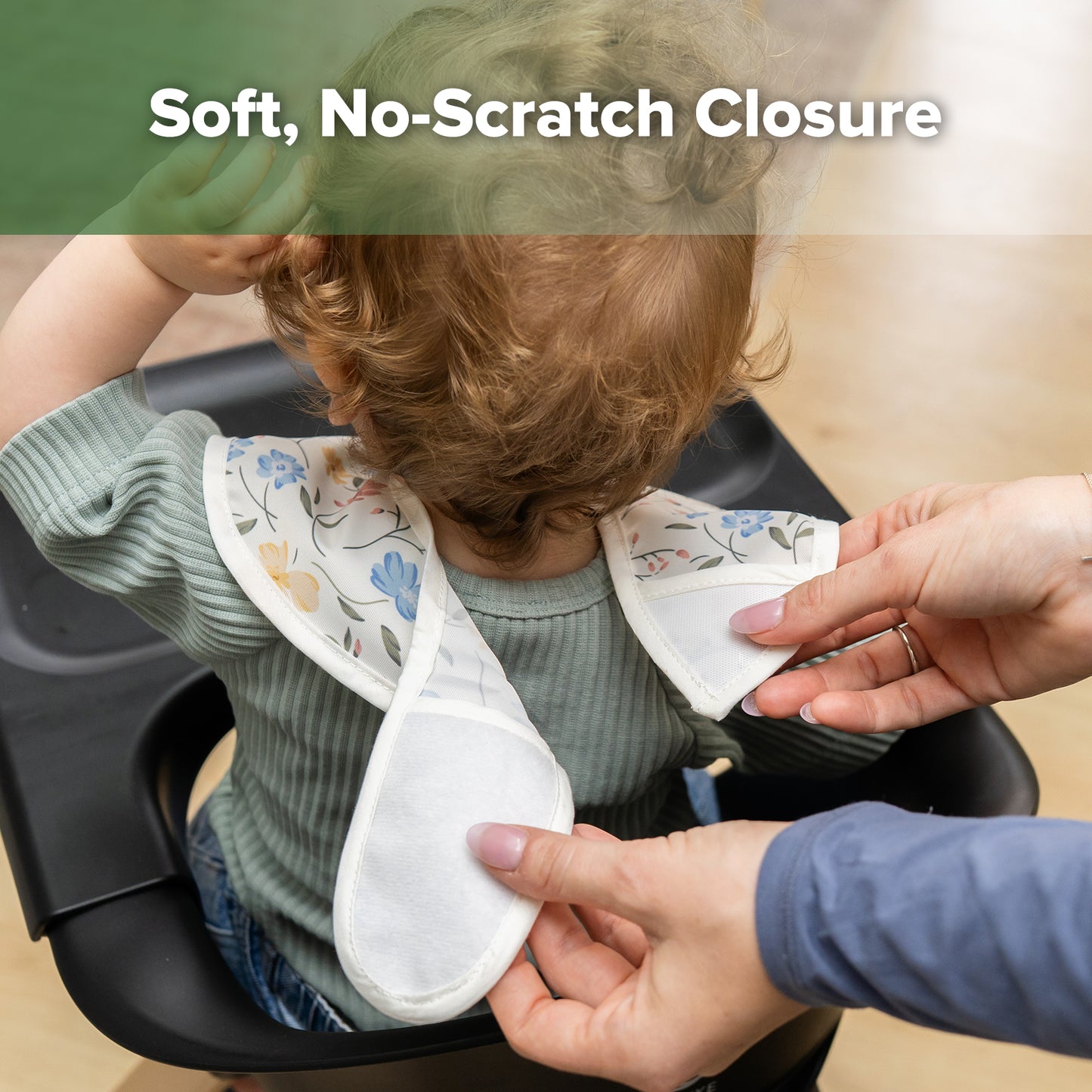 Haakaa Mess-free Smock & Bib Set