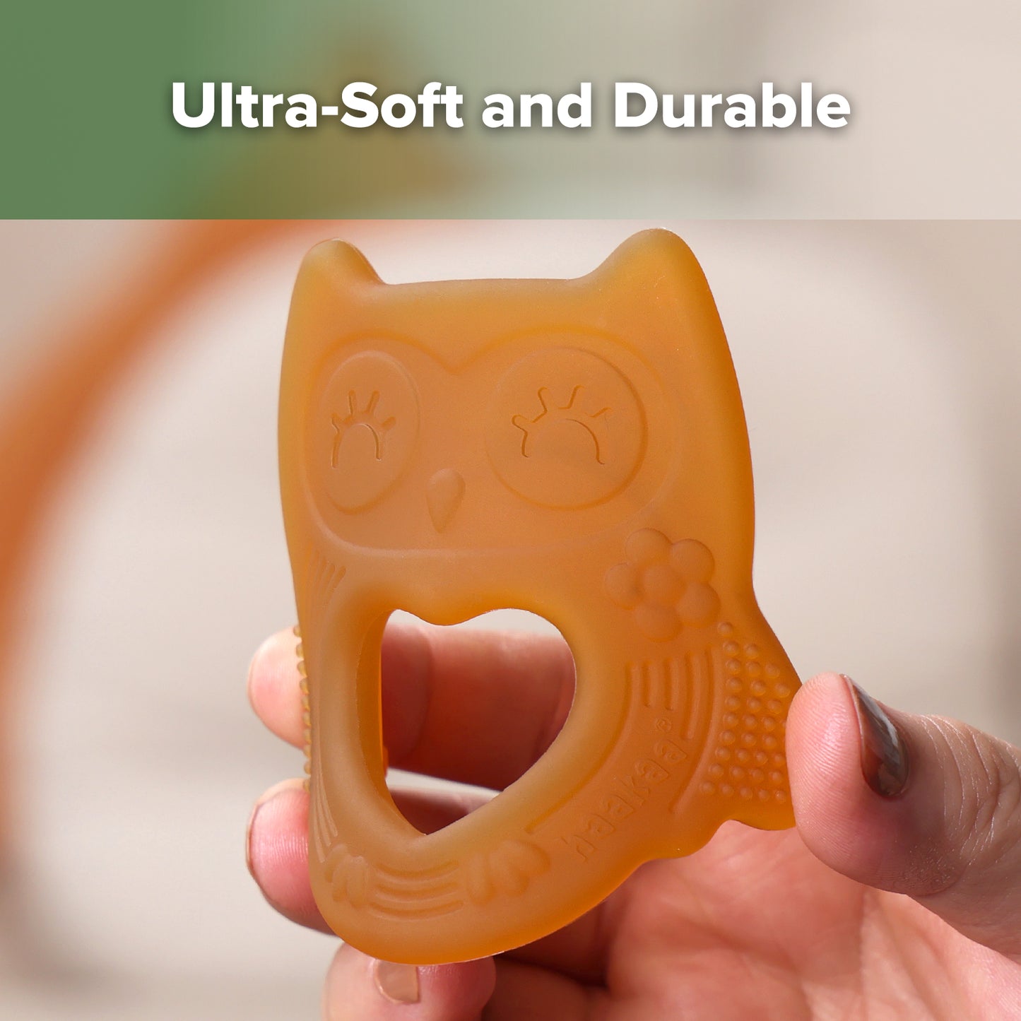 Silicone Owl Teether