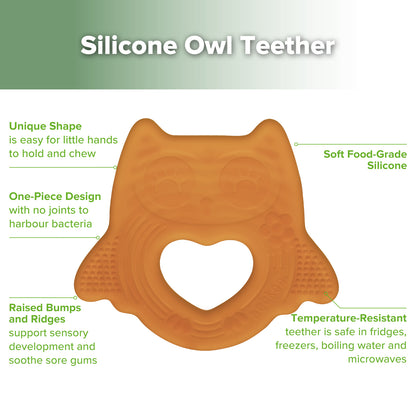 Silicone Owl Teether