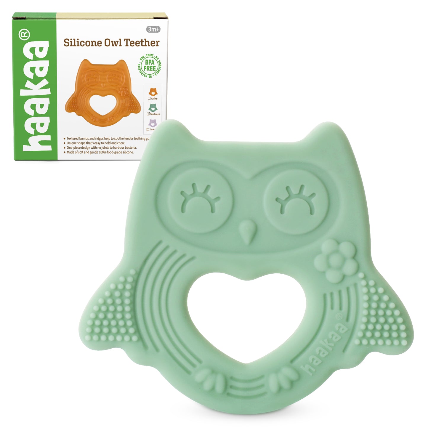Silicone Owl Teether