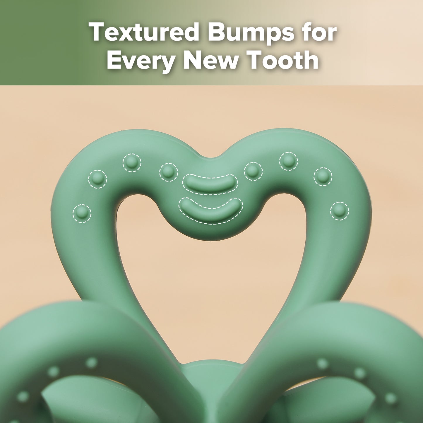 Silicone Clover Teether