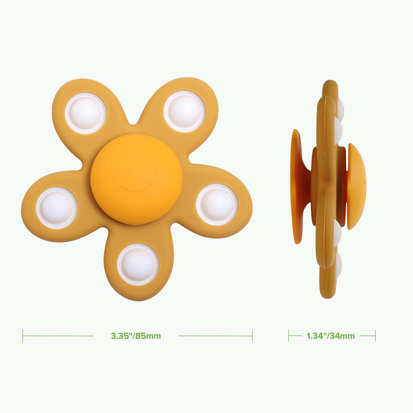 Flower Suction Cup Spinner Toy