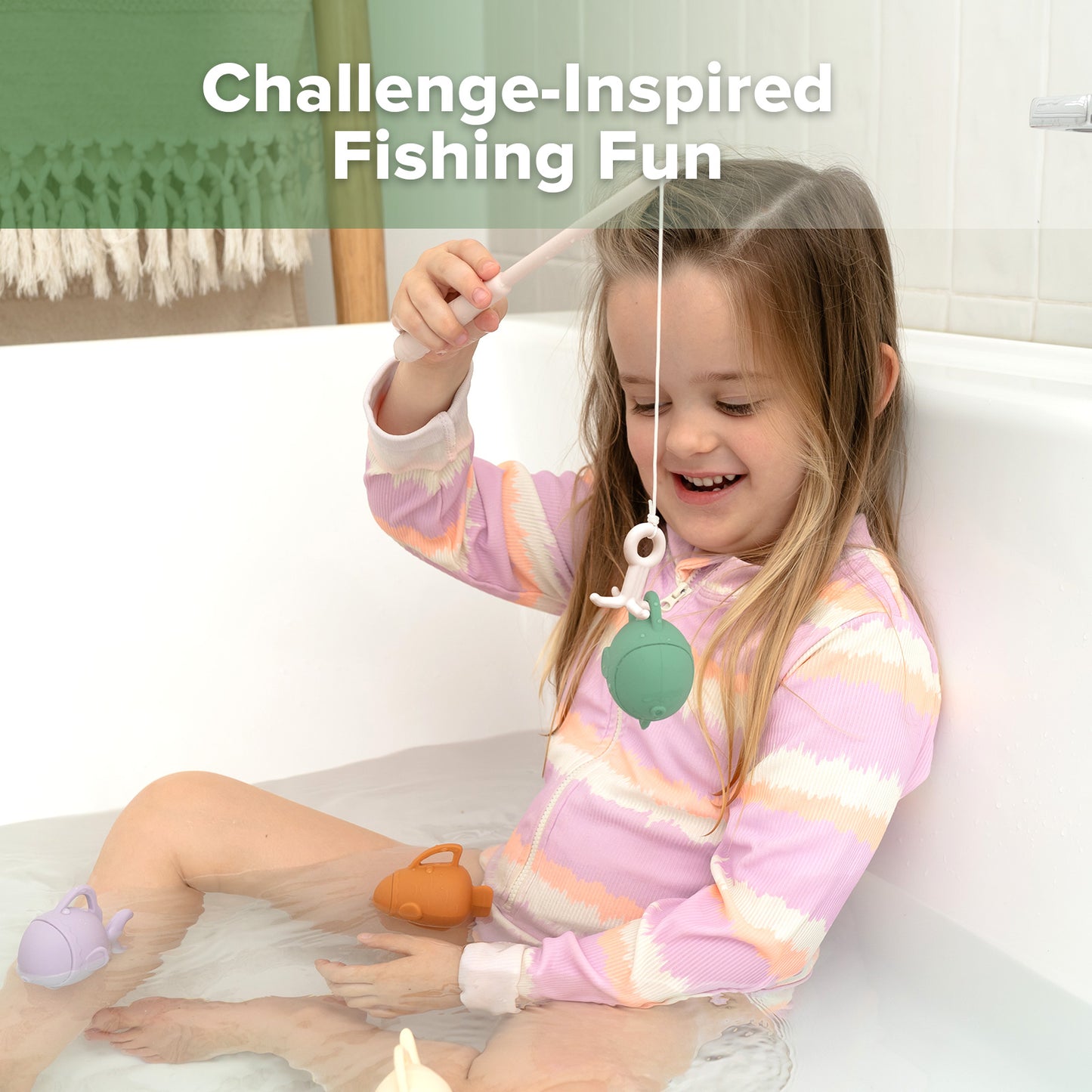 Bathtime Anglers Fishing Toy Set
