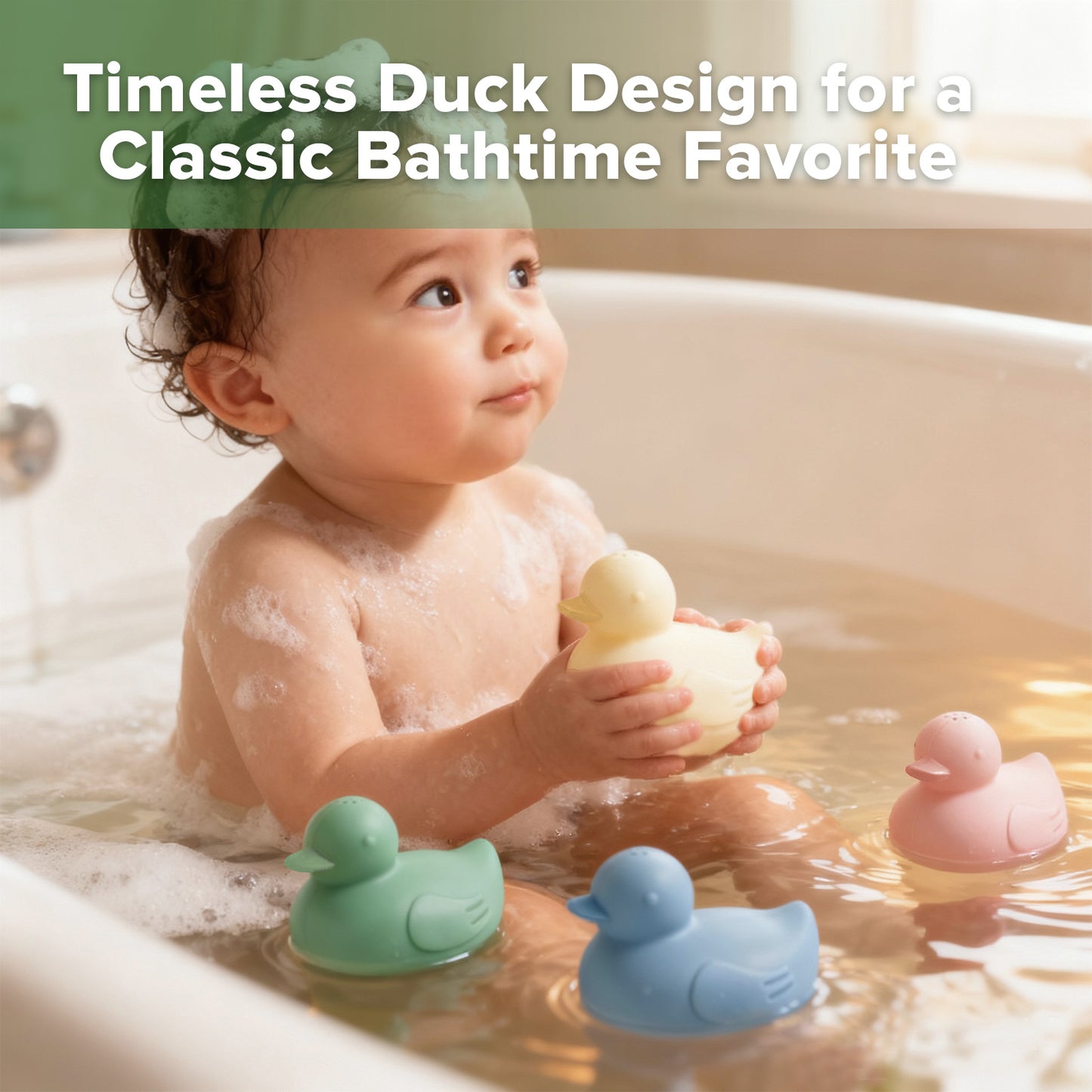 Dinky Ducks Silicone Bath Toy Set