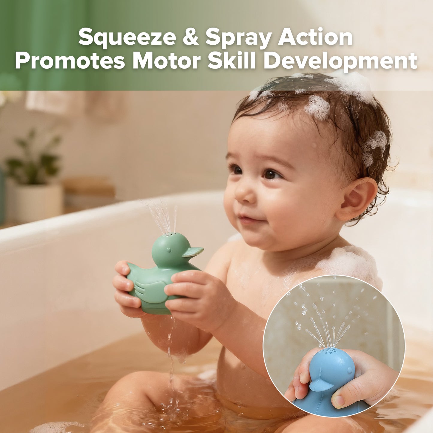 Dinky Ducks Silicone Bath Toy Set