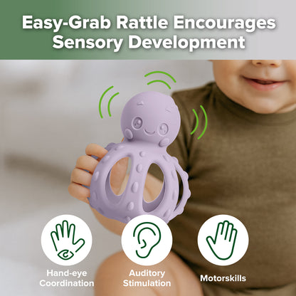 Haakaa Octopus Rattle Teether