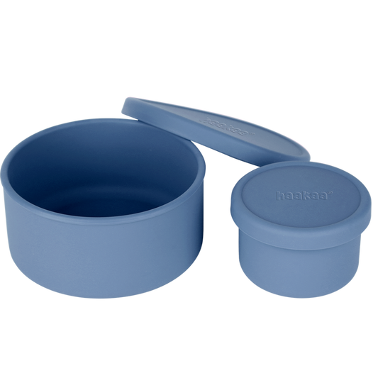 Round Silicone Food Container Set (2pcs)