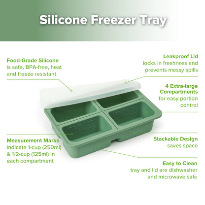 Sturdy Silicone Freezer Tray