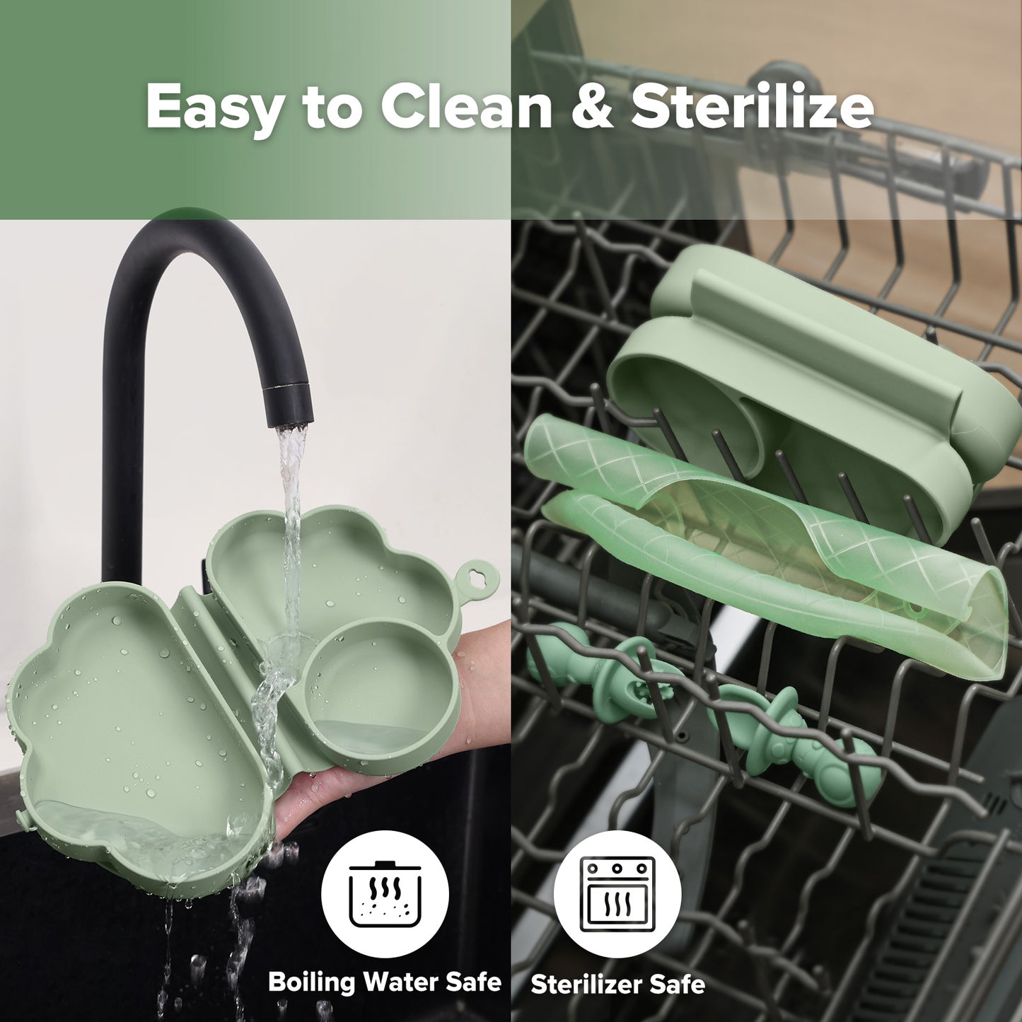 Cloud Crew Silicone Feeding Set