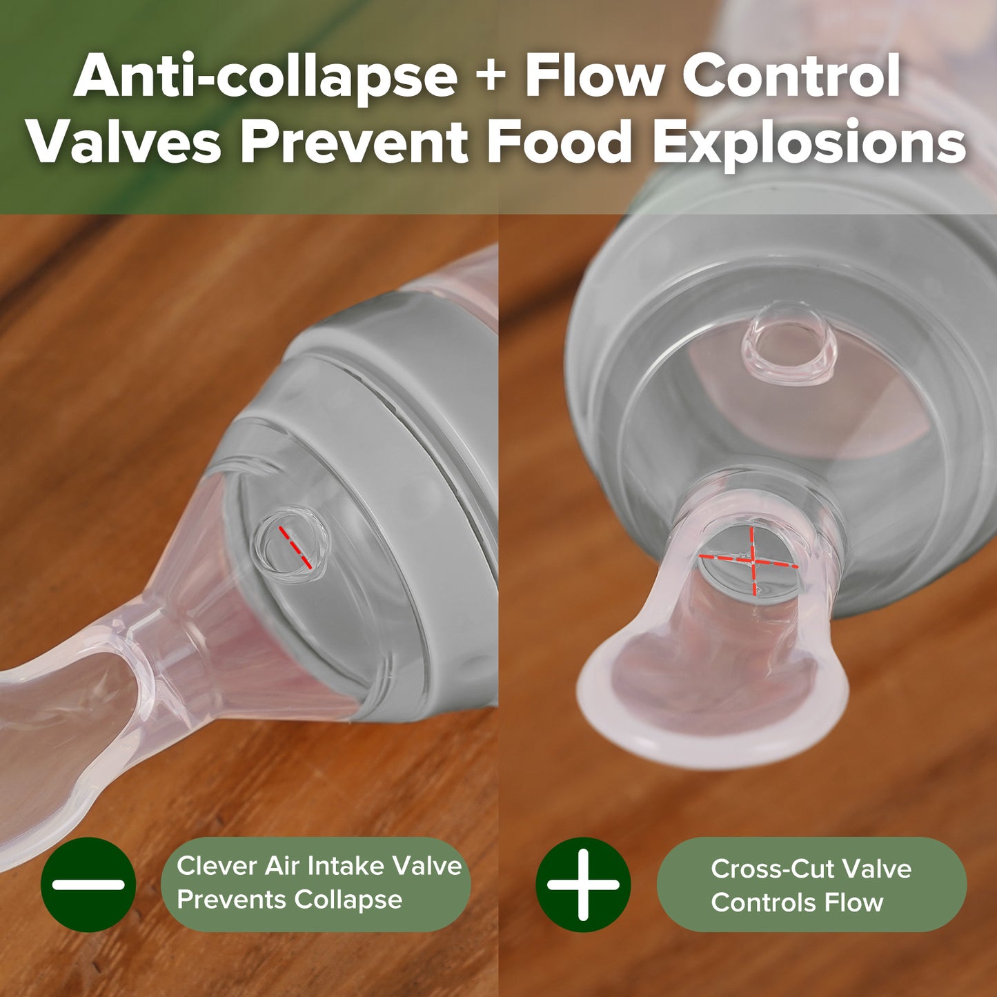 Silicone Baby Food Dispensing Spoon (120ml)