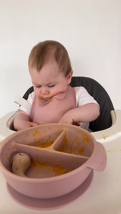 Silicone Divided Suction Bowl