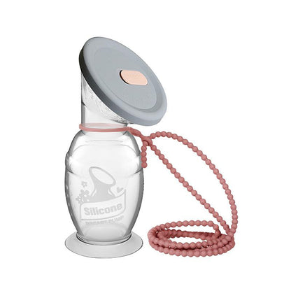 Generation 2 150ml Silicone Breast Pump with Suction Base, Cap and Strap Combo | Haakaa.