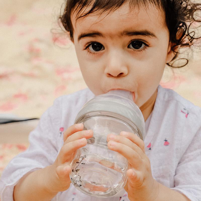 Generation 2 Silicone Breast Pump (150ml) and Gen. 3 Glass Baby Bottle Combo (160ml) | Haakaa.