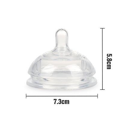 Generation 3 Silicone Bottle Anti-Colic Nipple (S/M/L) - 2pcs | Haakaa.