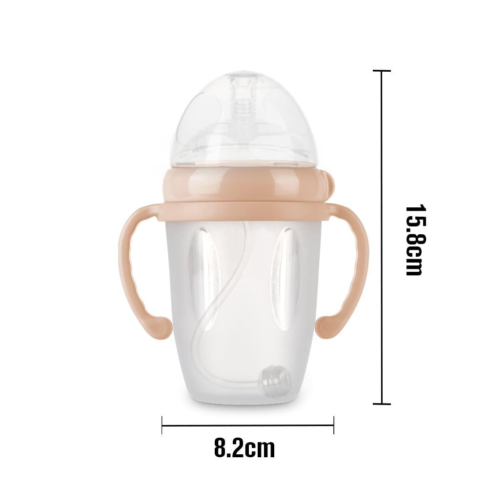Generation 3 Silicone Sippy Spout Bottle (250ml) | Haakaa.