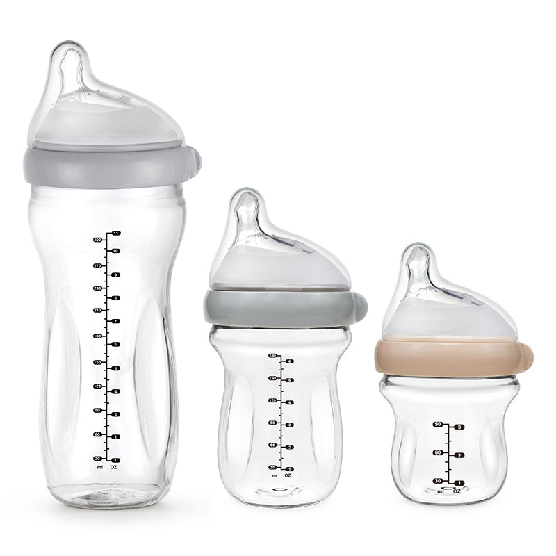 Generation 3 Glass Baby Bottle 120ml /180ml/300ml.