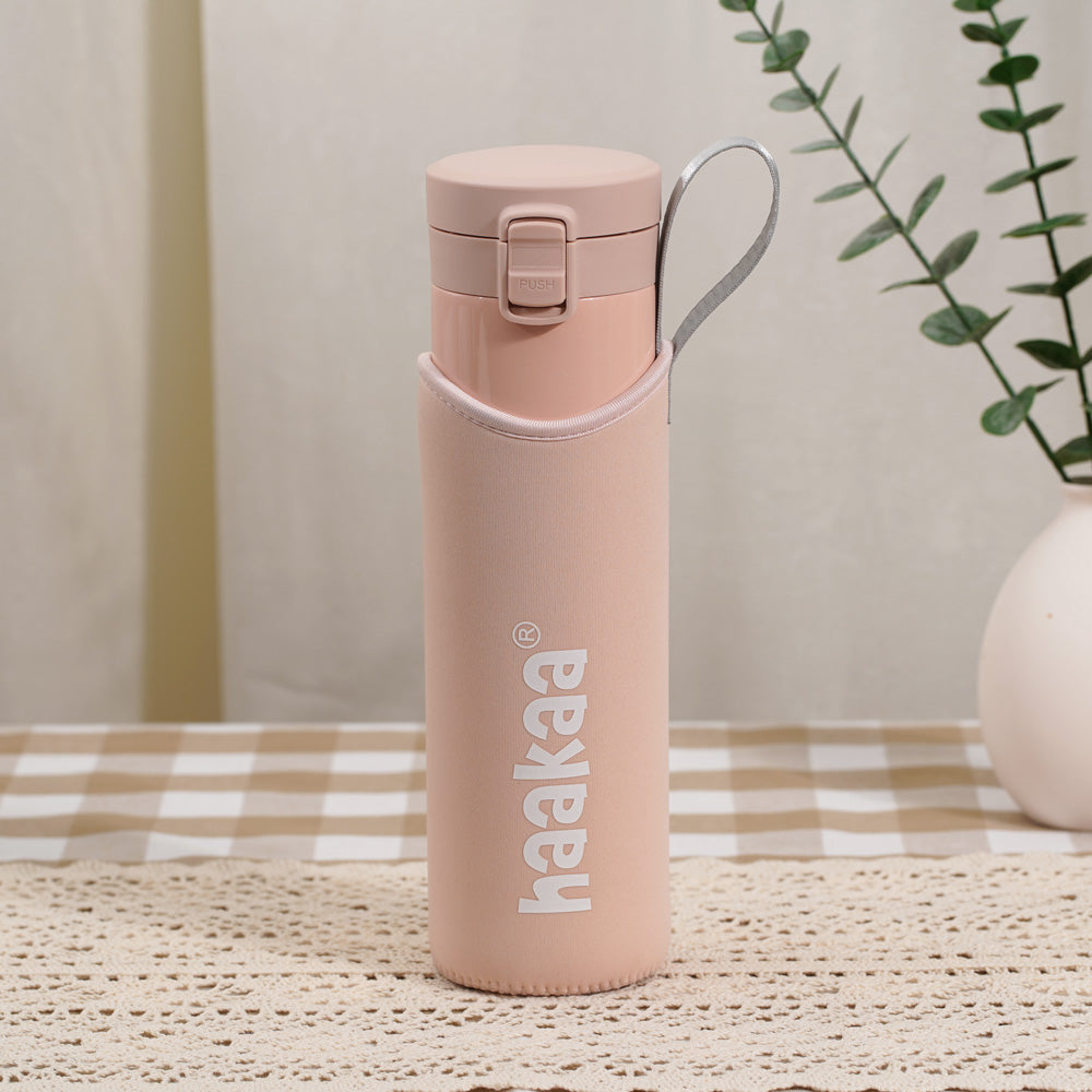 Stainless Steel Thermal Flask & Sleeve Combo | Haakaa.