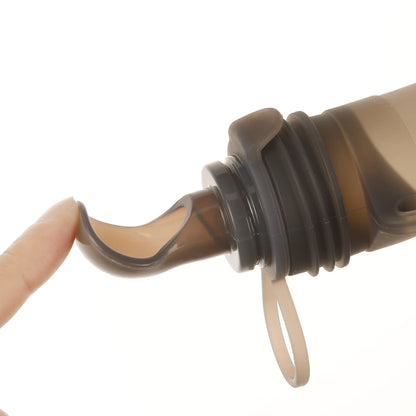 Silicone Pouch With Feeding Spoon (130ml).