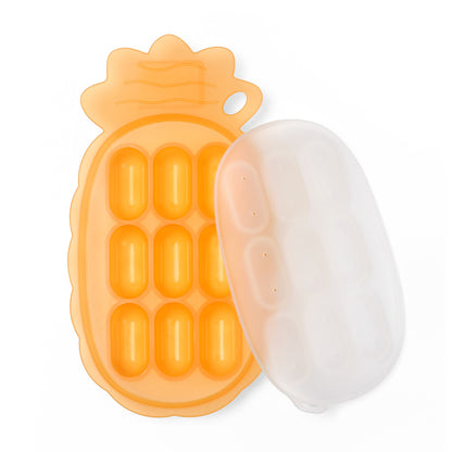 Pineapple Silicone Nibble Tray (with Label Slot).