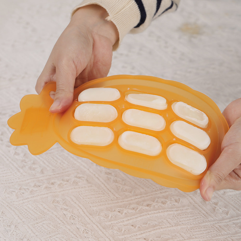 Pineapple Silicone Nibble Tray (with Label Slot).