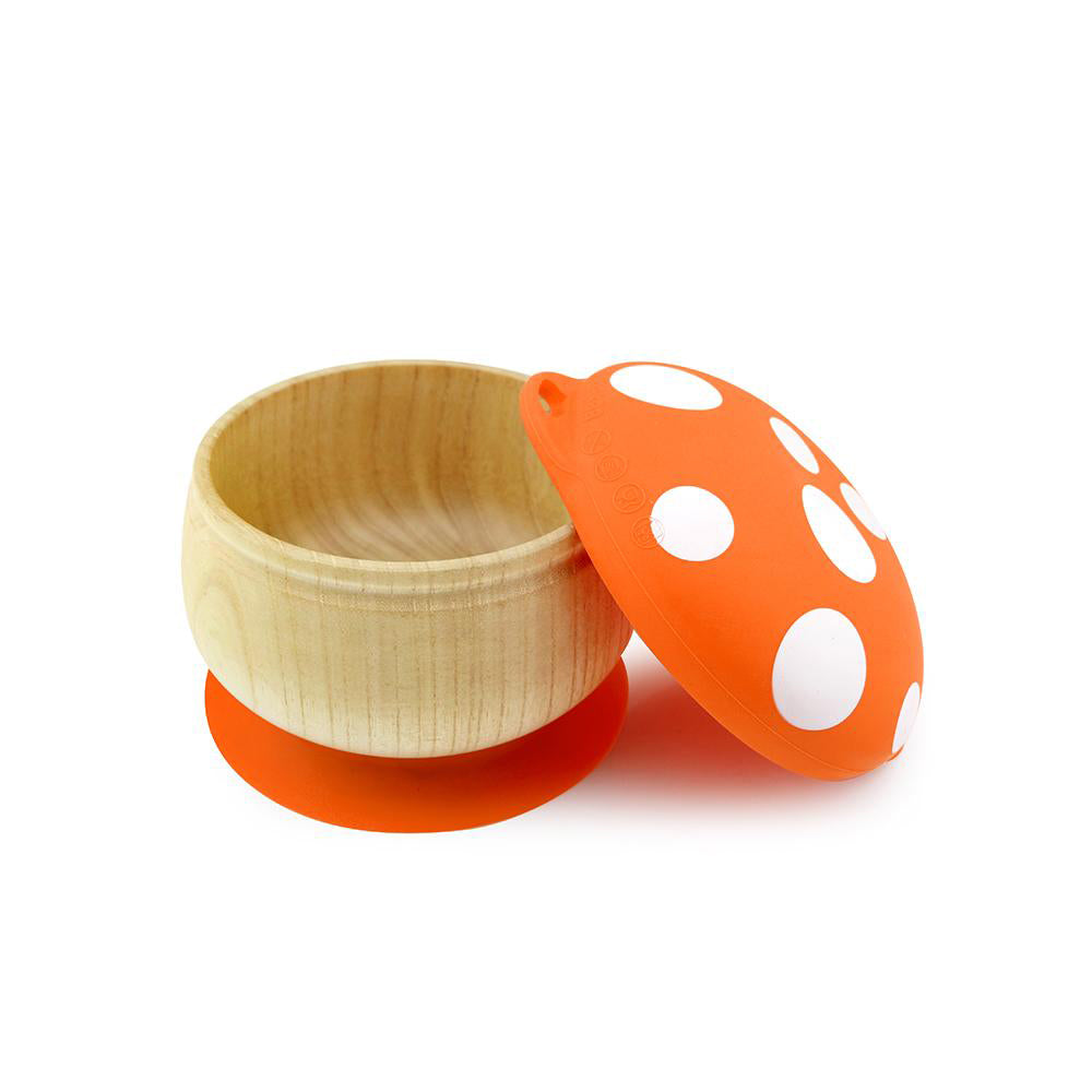 Wooden Mushroom Bowl | Haakaa.
