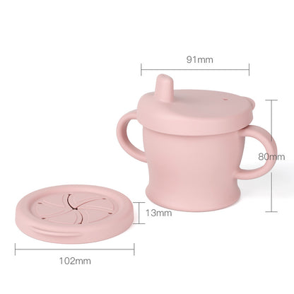 Silicone Sip-N-Snack Cup (250ml) | Haakaa.